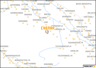 map of Chenār