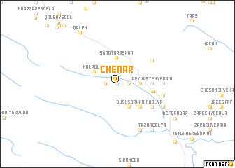 map of Chenār