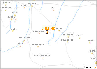 map of Chenār