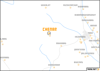 map of Chenār