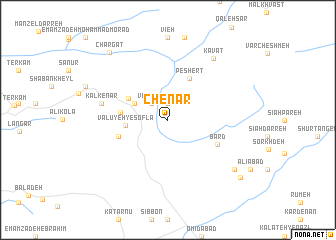 map of Chenār