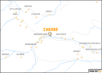 map of Chenār