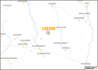map of Chenār