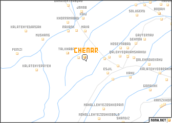 map of Chenār