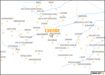 map of Chenār