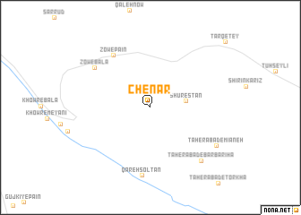 map of Chenār