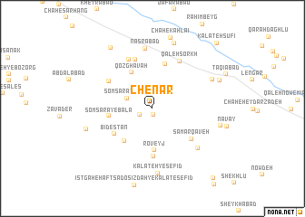 map of Chenār