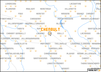 map of Chenault