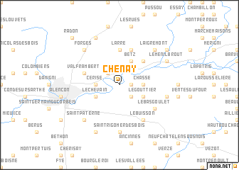 map of Chenay