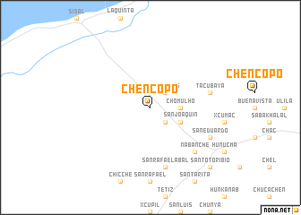 map of Chencopó