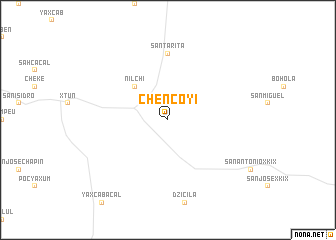 map of Chencoyí