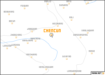 map of Chencun