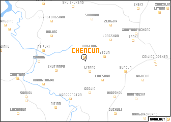 map of Chencun