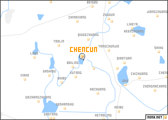 map of Chencun