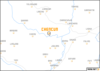 map of Chencun