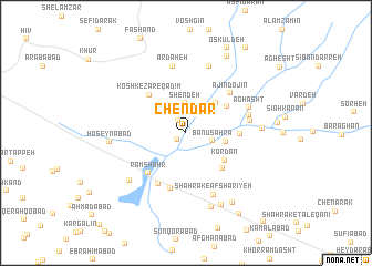 map of Chendār