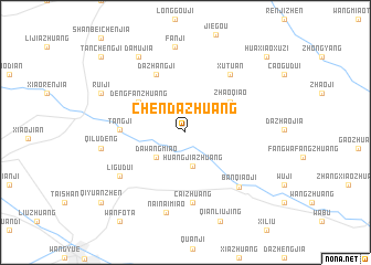 map of Chendazhuang