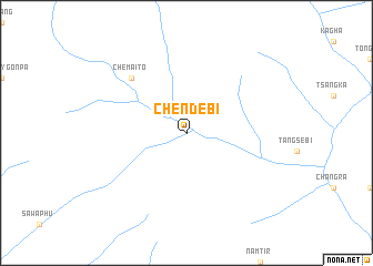 map of Chendebi