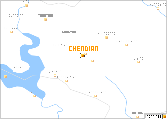 map of Chendian