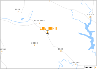 map of Chendian