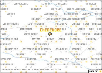 map of Chêne Doré