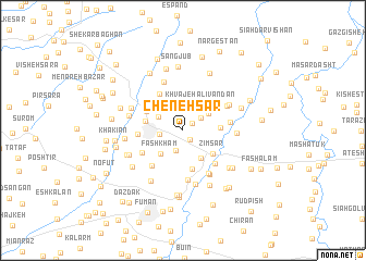 map of Cheneh Sar