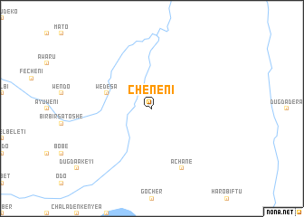 map of Chʼenenī