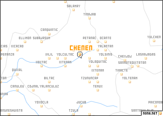 map of Chenén