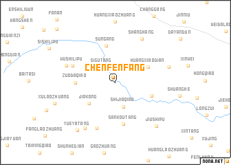 map of Chenfenfang