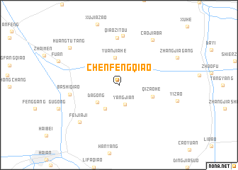 map of Chenfengqiao