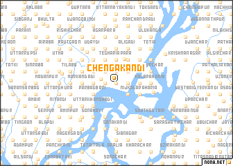 map of Chengākāndi