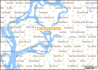 map of Chengākāndi