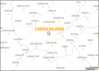 map of Chengcunjiang