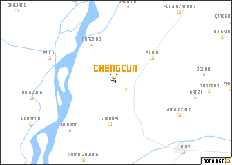 map of Chengcun