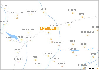 map of Chengcun