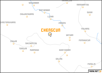 map of Chengcun
