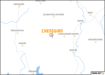 map of Chengdian