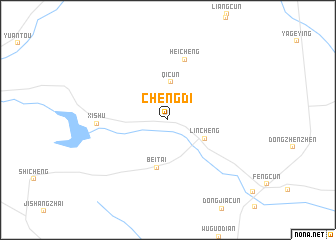 map of Chengdi