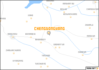map of Chengdongwang
