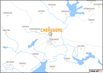 map of Chengdong