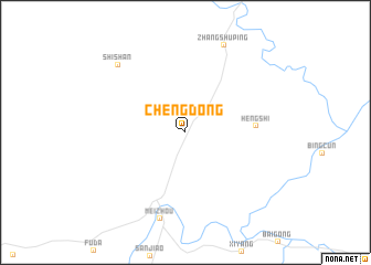 map of Chengdong