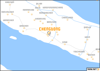 map of Chengdong