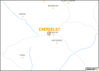 map of Chengelʼdy