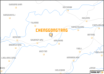 map of Chenggongtang