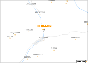 map of Chengguan