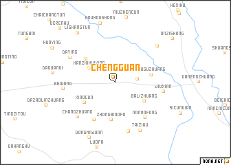 map of Chengguan