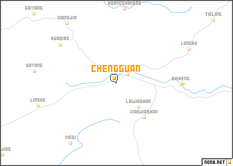 map of Chengguan