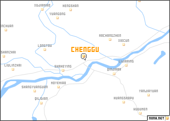 map of Chenggu