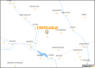 map of Chengjiaju