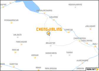 map of Chengjialing